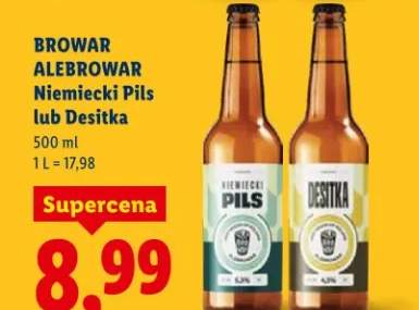 Piwo Alebrowar Niemiecki Pils lub Desitka