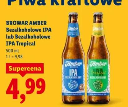 Piwo Bezalkoholowe IPA lub Bezalkoholowe IPA Tropical