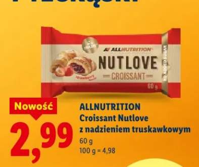 Croissant Nutlove z nadzieniem truskawkowym
