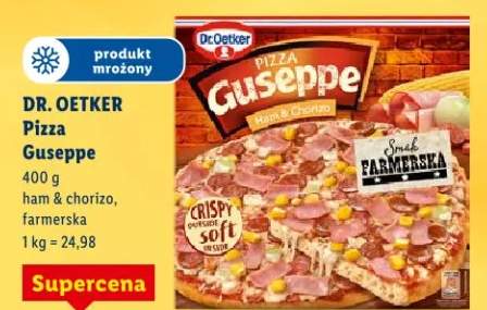 Pizza Guseppe ham & chorizo, farmerska