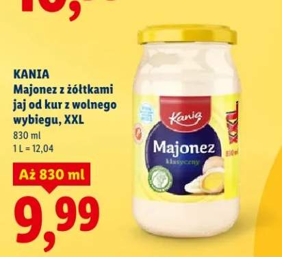 Majonez z żółtkami jaj od kur z wolnego wybiegu