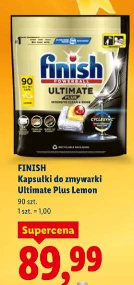 Kapsułki do zmywarki Ultimate Plus Lemon