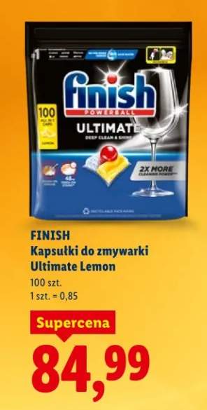 Kapsułki do zmywarki Ultimate Lemon