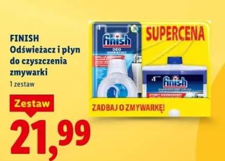 Odświeżacz i płyn do czyszczenia zmywarki