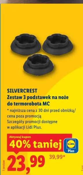 Zestaw 3 podstawek na noże do termorobota MC