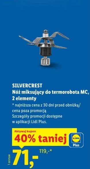 Nóż miksujący do termorobota MC, 2 elementy