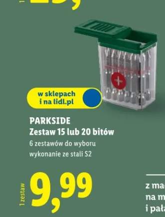 Zestaw 15 lub 20 bitów