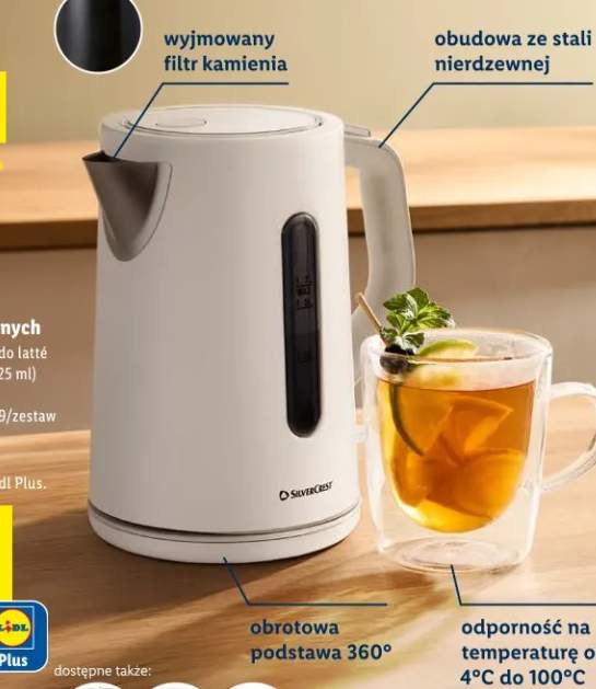 Czajnik elektryczny ze stali