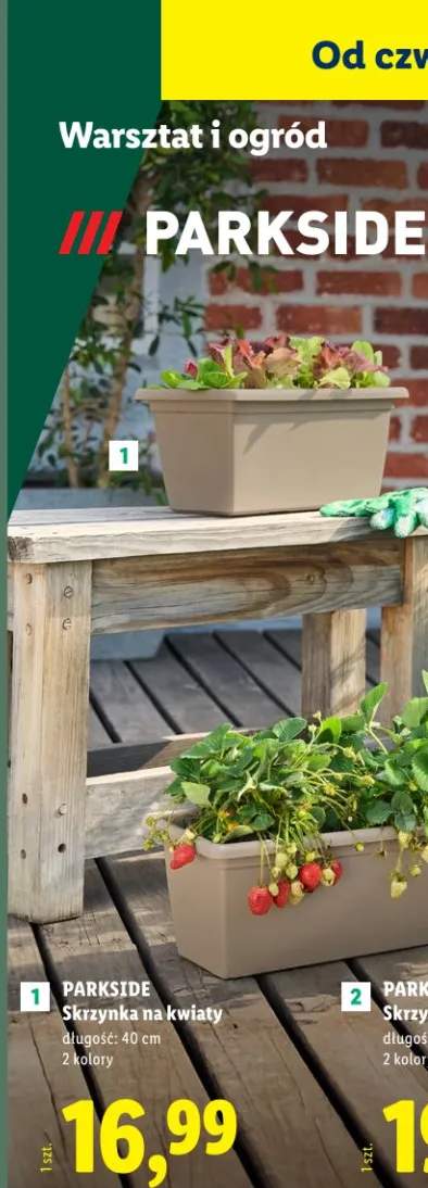 Skrzynka na kwiaty długość: 40cm