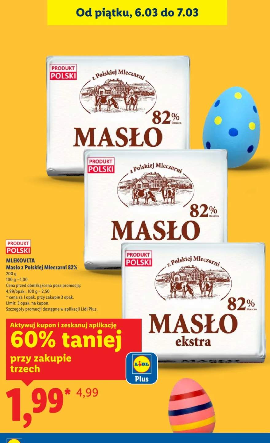 Masło z Polskiej Mleczarni 82%