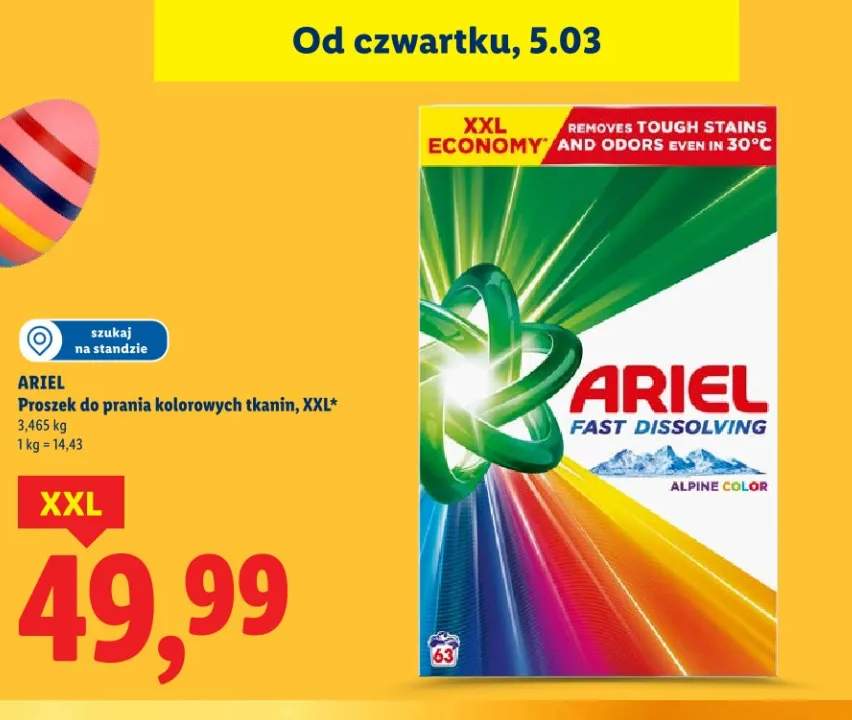 Proszek do prania kolorowych tkanin, XXL