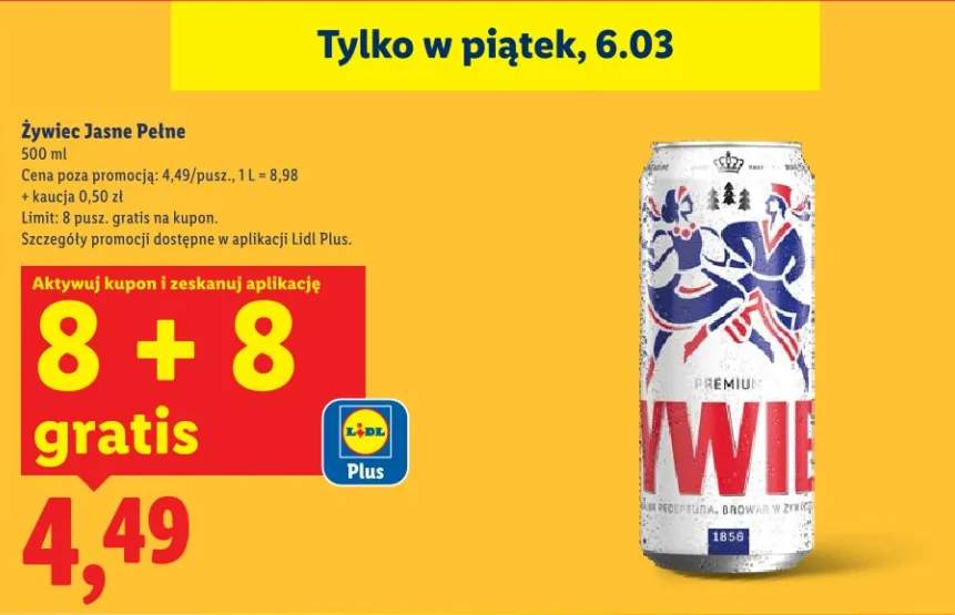 Piwo Żywiec Jasne Pełne