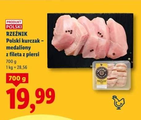 Polski kurczak - medaliony z fileta z piersi