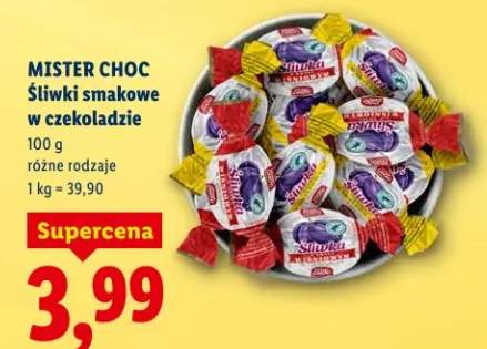 Śliwki smakowe w czekoladzie