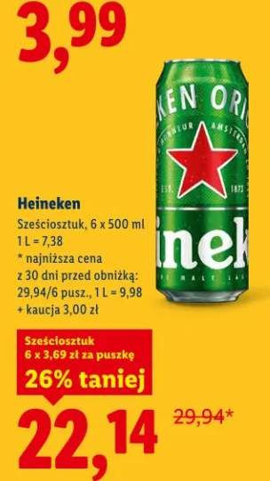 Piwo Heineken