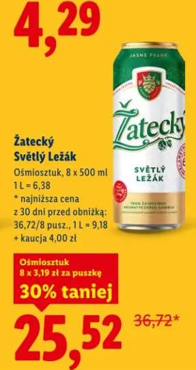 Piwo Żatecký Světlý Ležák