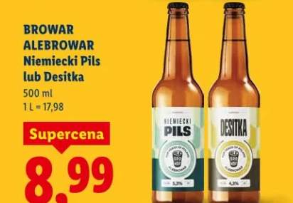 Piwo Alebrowar Niemiecki Pils lub Desitka