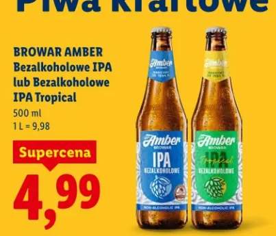 Piwo Bezalkoholowe IPA lub Bezalkoholowe IPA Tropical