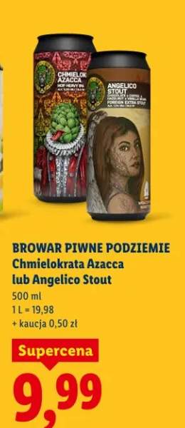 Piwo Piwne Podziemie Chmielokrata Azacca lub Angelico Stout