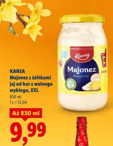 Majonez z żółtkami jaj od kur z wolnego wybiegu, XXL