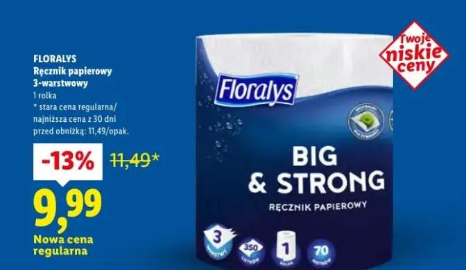 Ręcznik papierowy 3-warstwowy 1 rolka