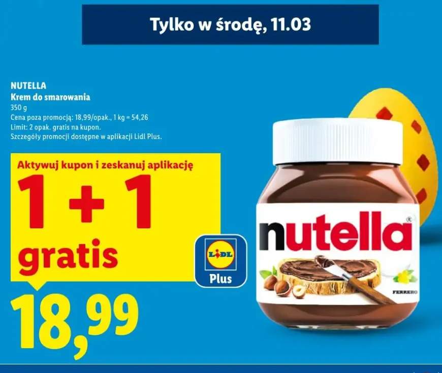 Krem do smarowania Nutella
