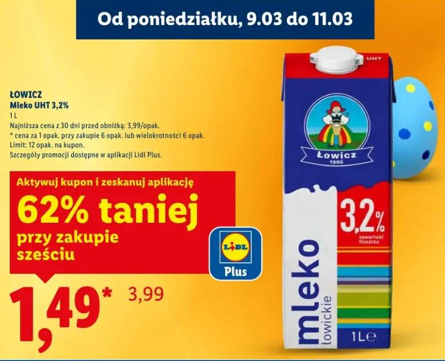 Mleko UHT 3,2%