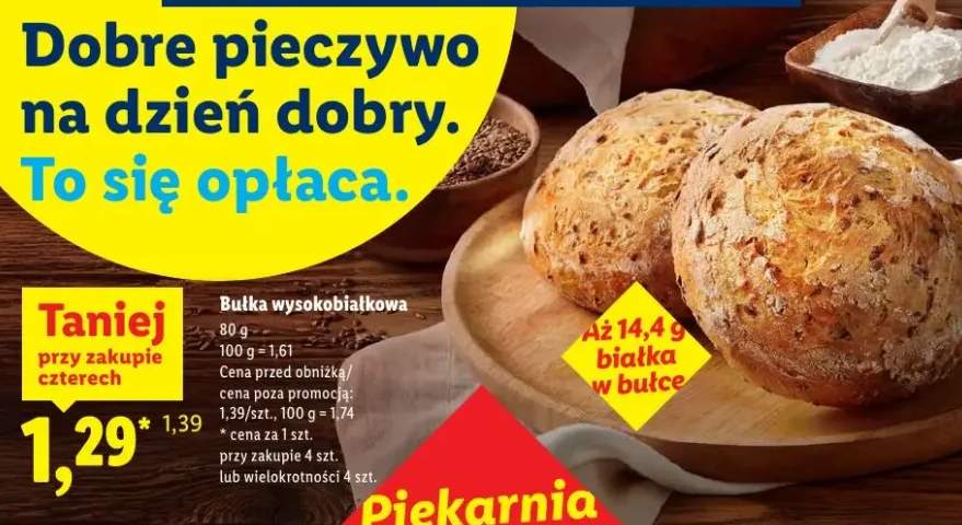 Bułka wysokobiałkowa