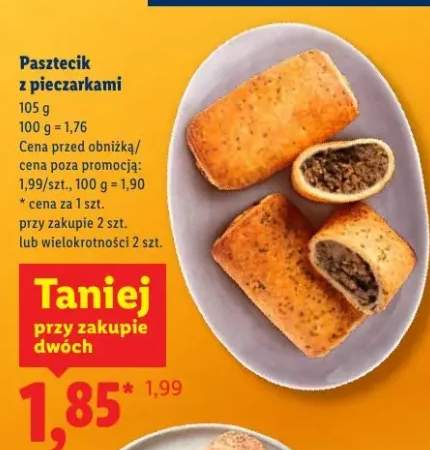 Pasztecik z pieczarkami