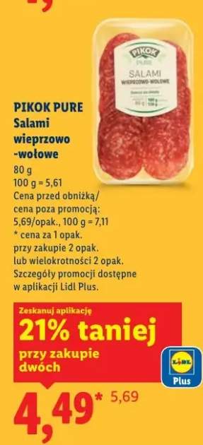 Salami wieprzowo-wołowe