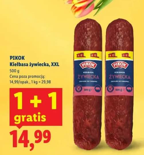 Kiełbasa żywiecka, XXL