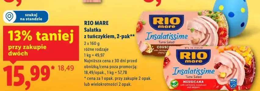 Sałatka z tuńczykiem, 2-pak