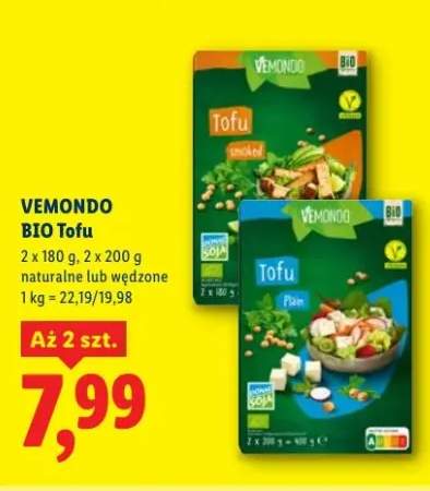 Tofu BIO naturalnie lub wędzony