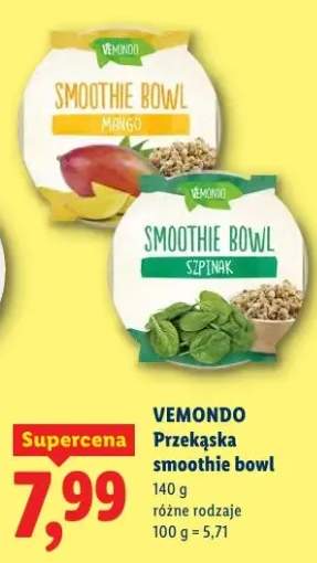 Przekąska smoothie bowl różne rodzaje