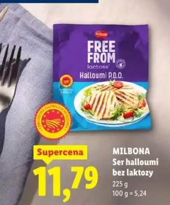 Ser halloumi bez laktozy