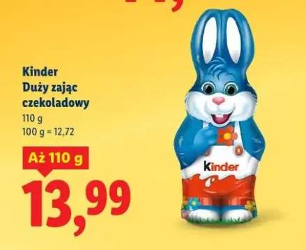 Duży zając czekoladowy