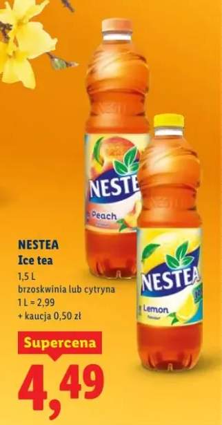 Herbata lodowa Nestea Ice Tea brzoskwinia lub cytryna