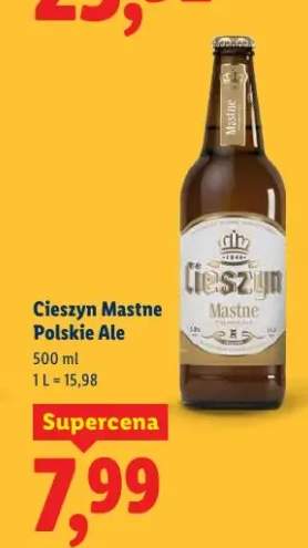 Piwo Cieszyn Mastne Polskie Ale