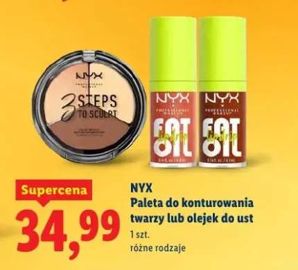 Paleta do konturowania twarzy lub olejek do ust