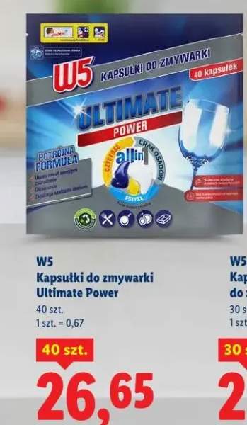 Kapsułki do zmywarki Ultimate Power