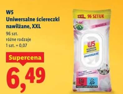 Uniwersalne ściereczki nawilżane, XXL