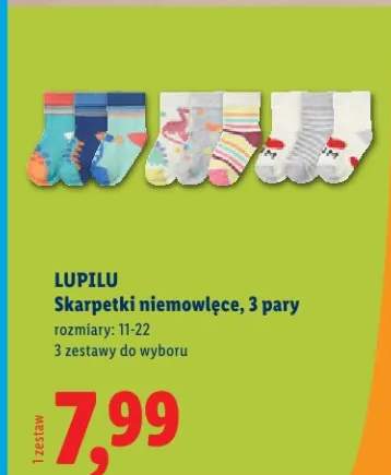 Skarpetki niemowlęce, 3 pary