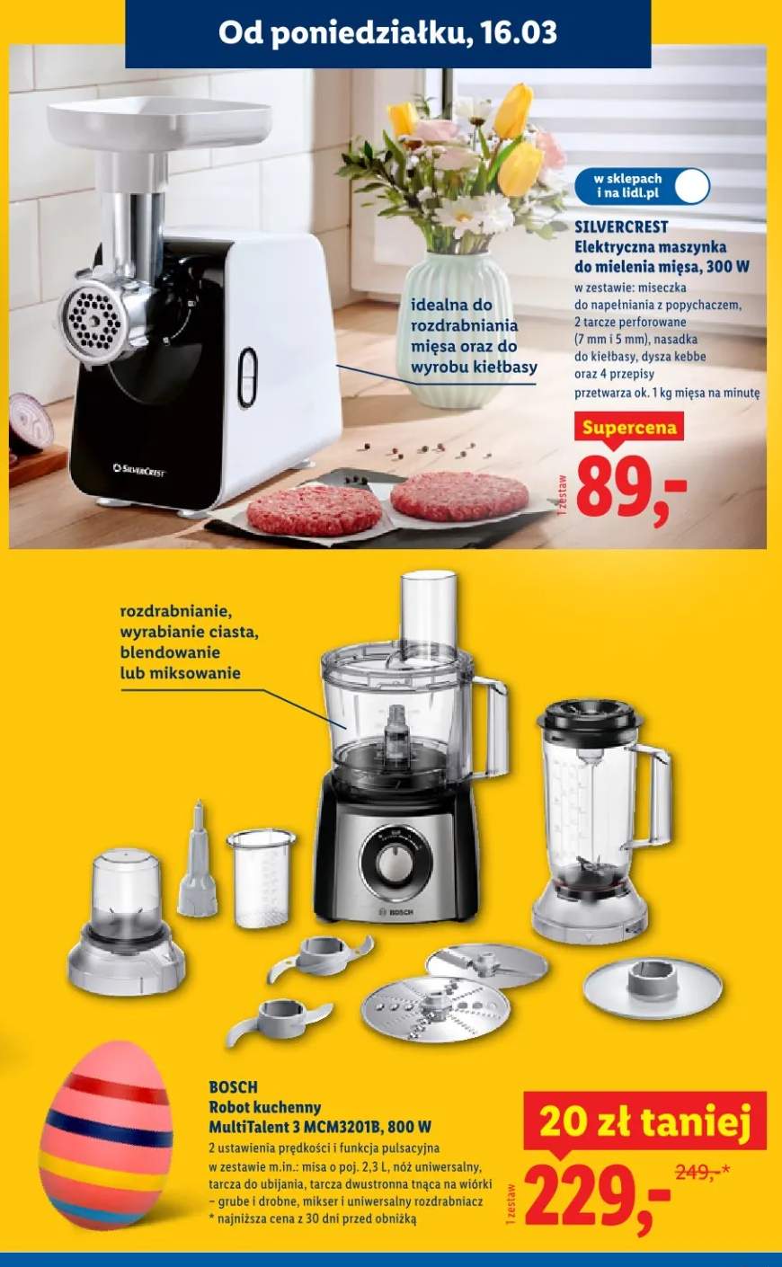 Elektryczna maszynka do mielenia mięsa, 300 W