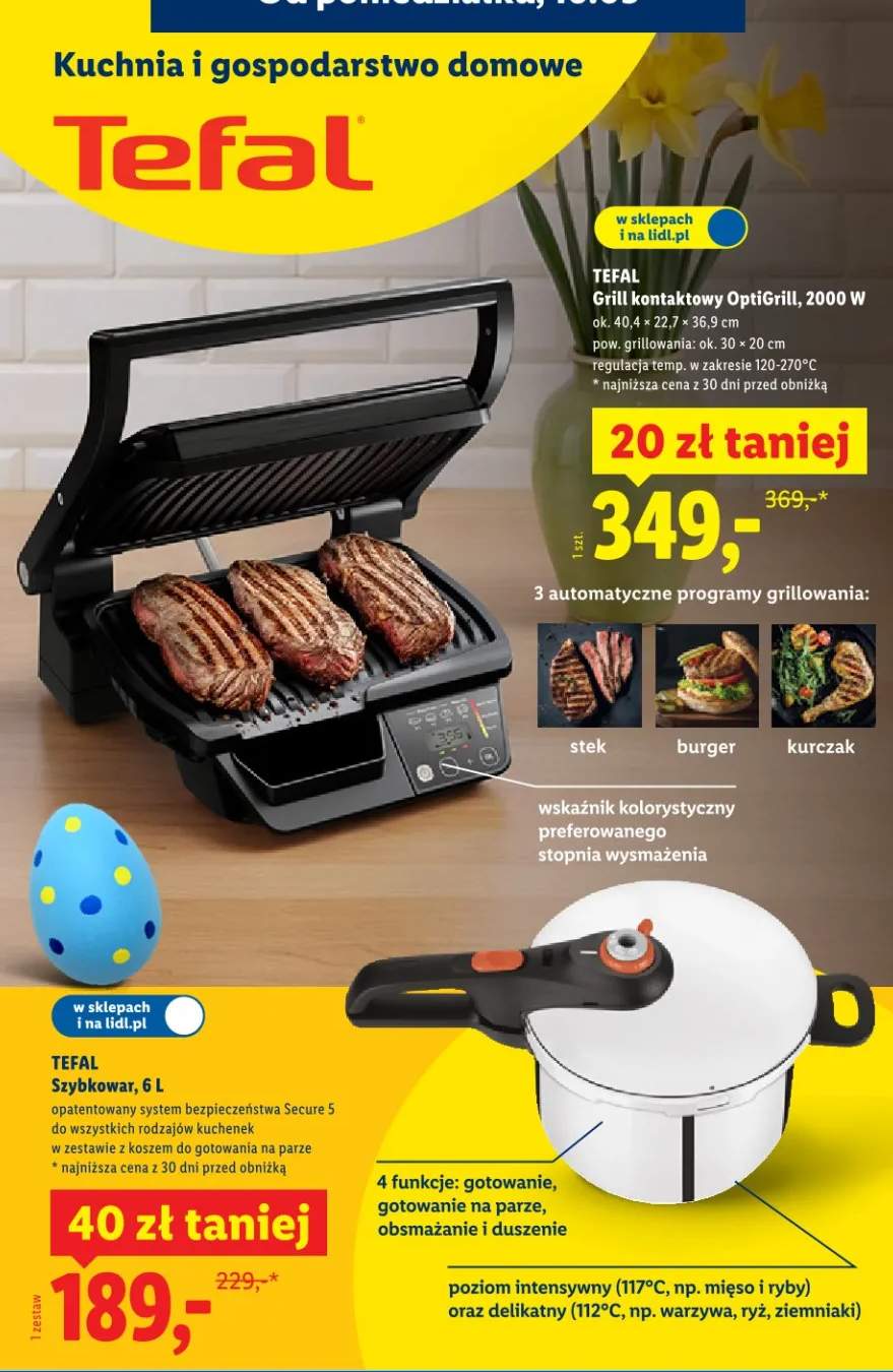 Grill kontaktowy OptiGrill, 2000 W