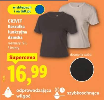 Koszulka funkcyjna damska