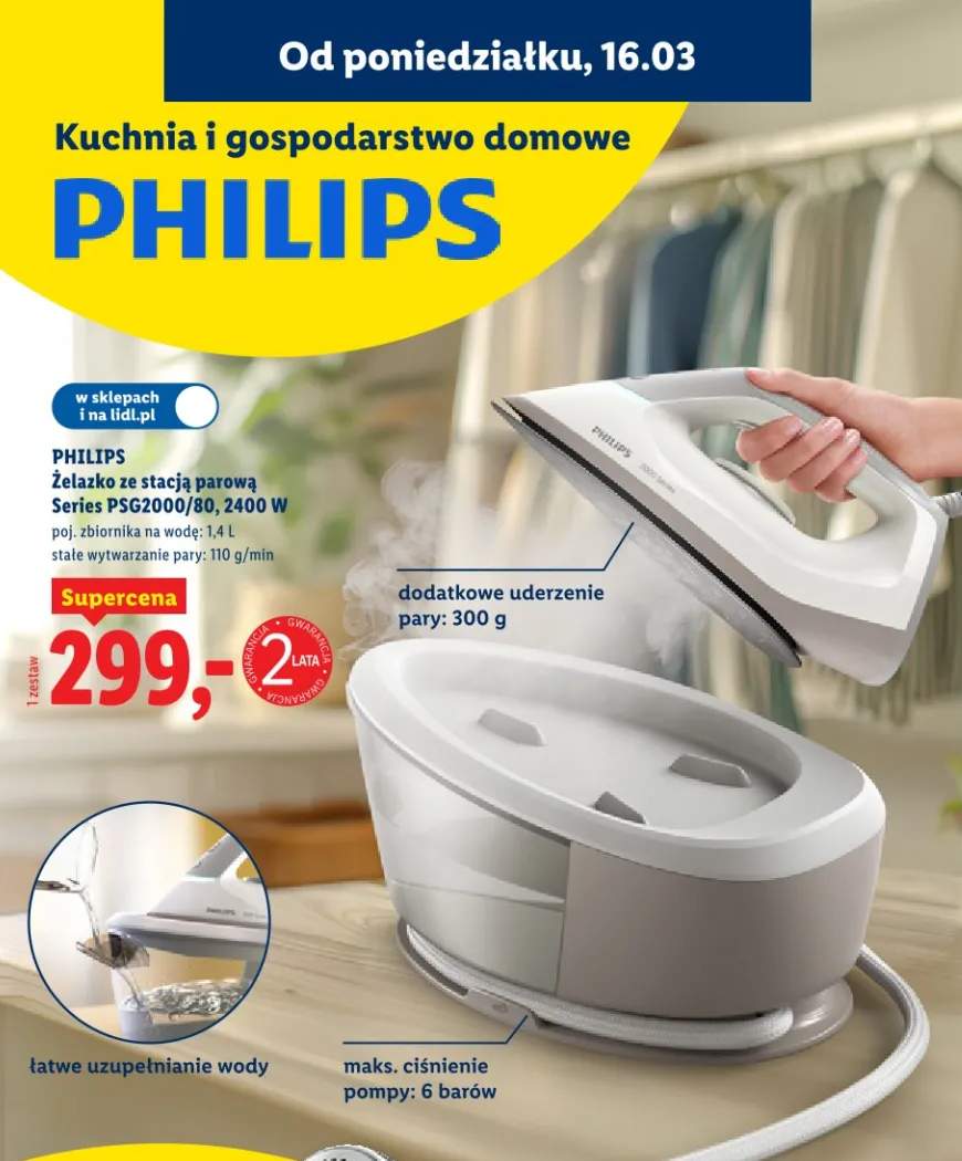 Żelazko ze stacją parową Series PSG2000/80