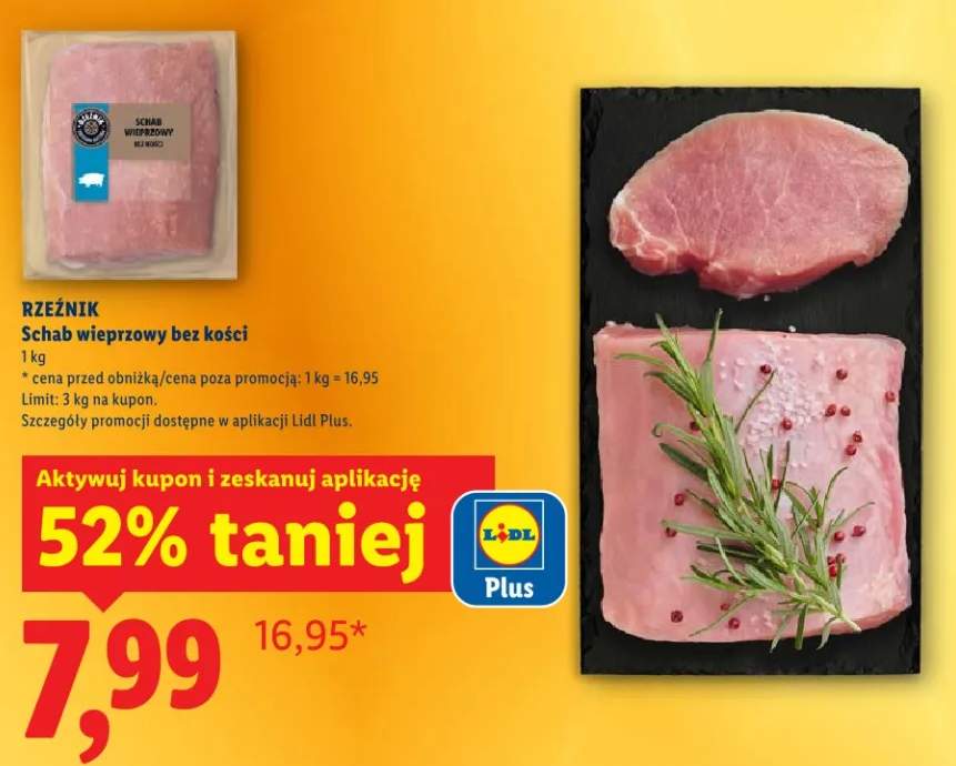 Schab wieprzowy bez kości