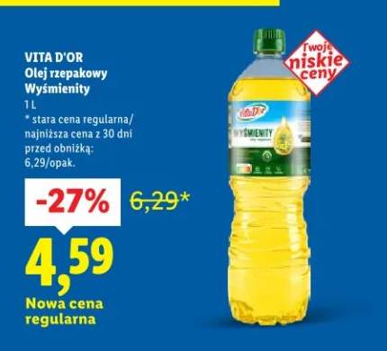 Olej rzepakowy Wyśmienity