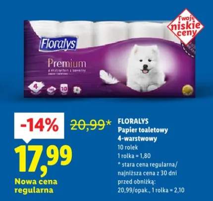 Papier toaletowy 4-warstwowy Premium