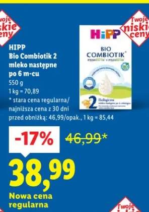 Mleko HiPP Bio Combiotik 2 mleko następne po 6 m-cu